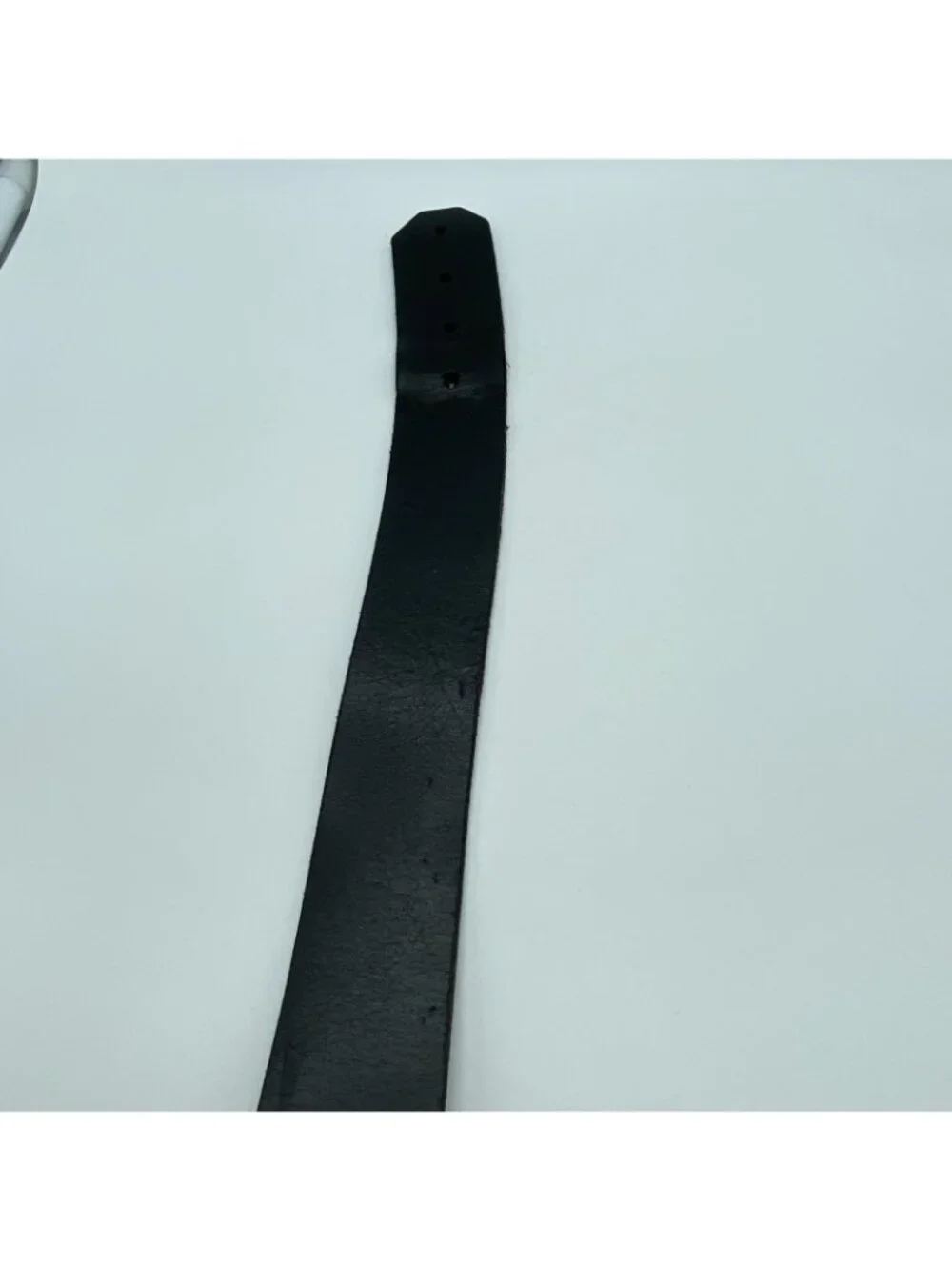 Levi's Black Bovine Leather Belt Size 32-34 Casual Jeans 1.5